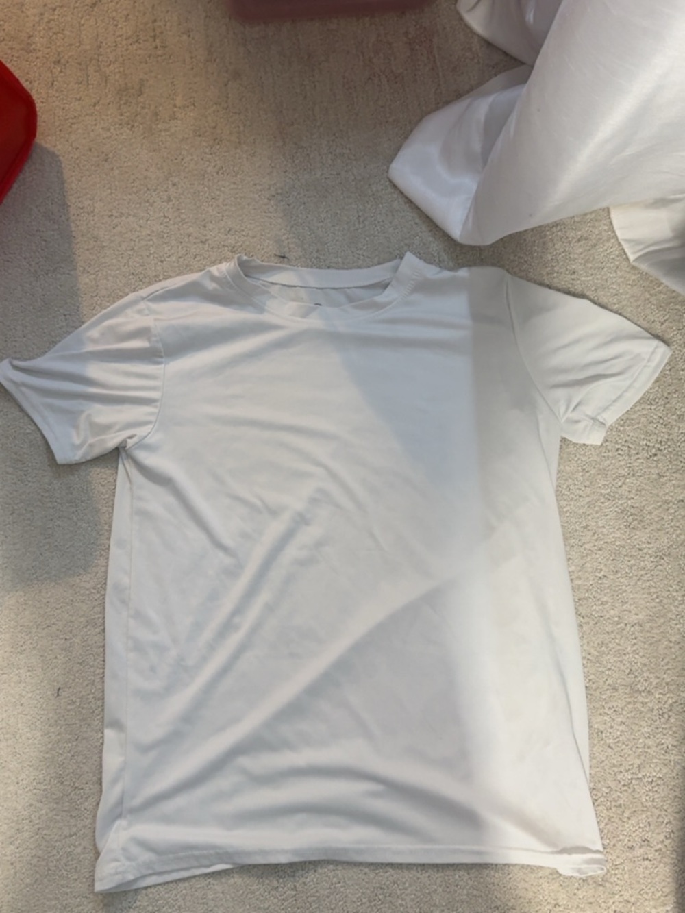 Men's Classic White Crew Neck Short Sleeve Tee